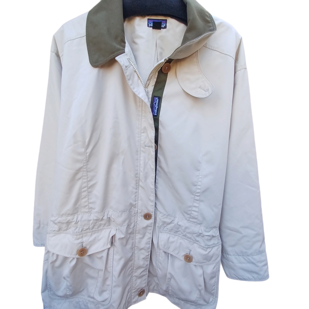 Patagonia long drawstring jacket womens sz 10